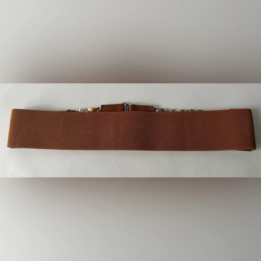 Braided Tan‎ and Cream Belt